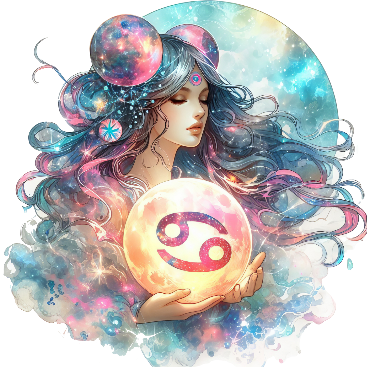 Moon Girl Zodiac Tumbler