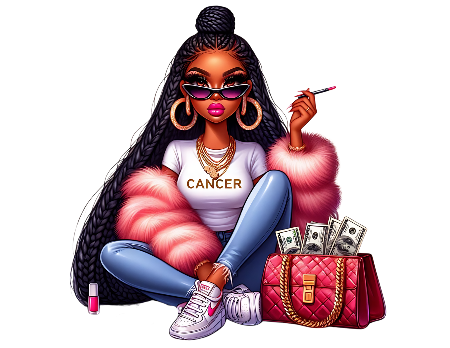 Hip Hop Black Girl Zodiac Shirts