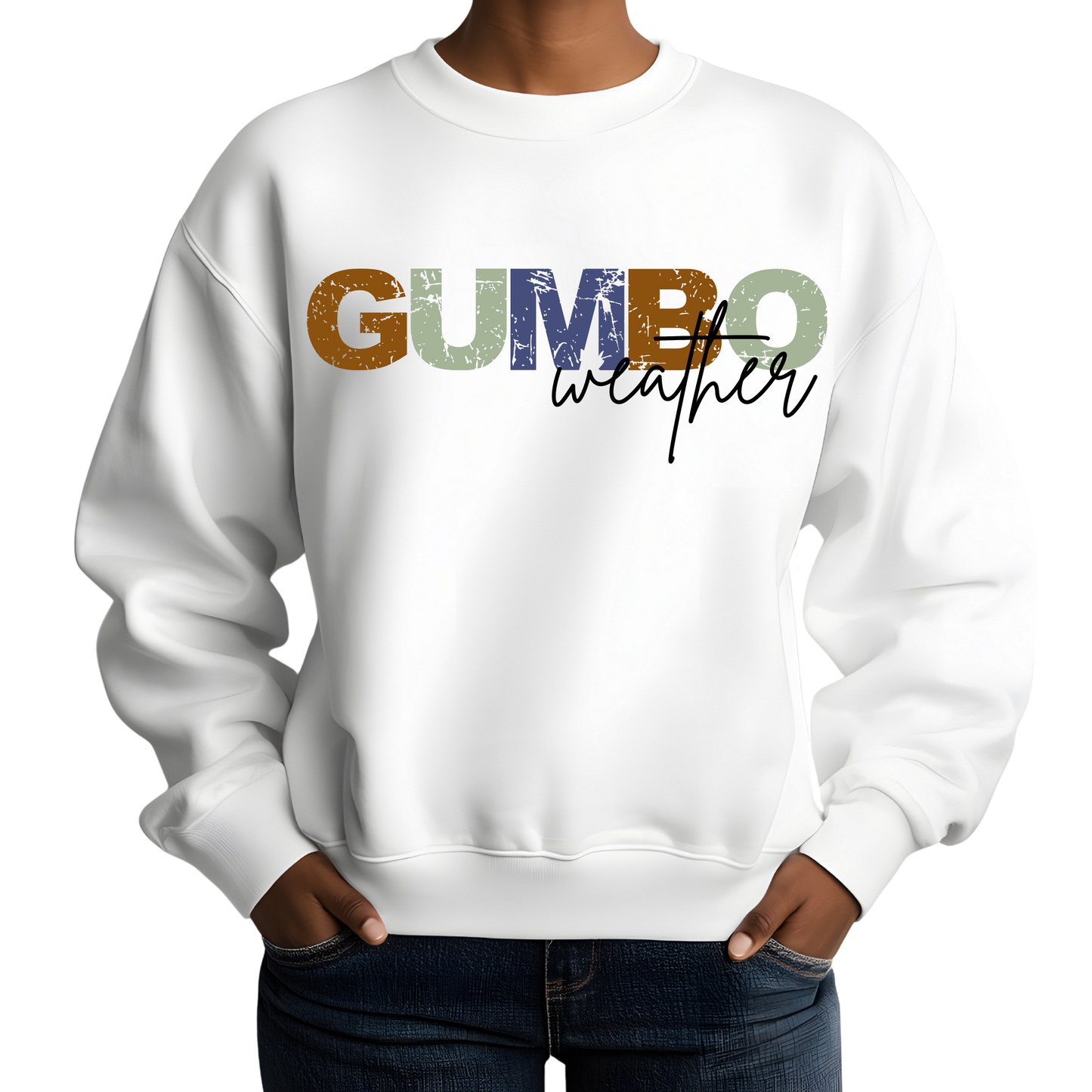 Gumbo Weather - Destressed Letters