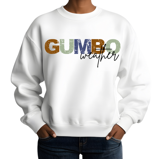 Gumbo Weather - Destressed Letters