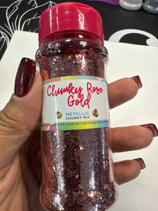 The Glitter Guy - Chunky Rose Gold