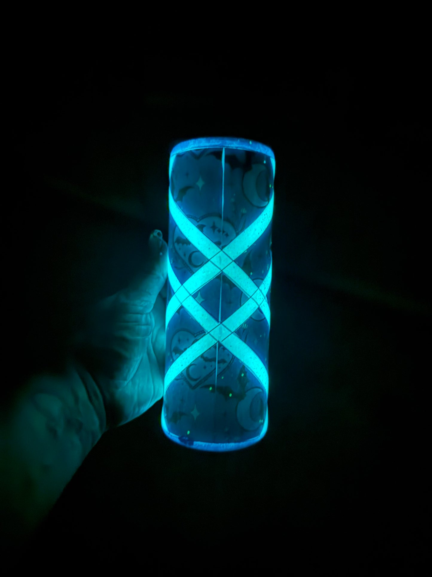 RTS - 20oz Glow in the Dark Bats Tumbler