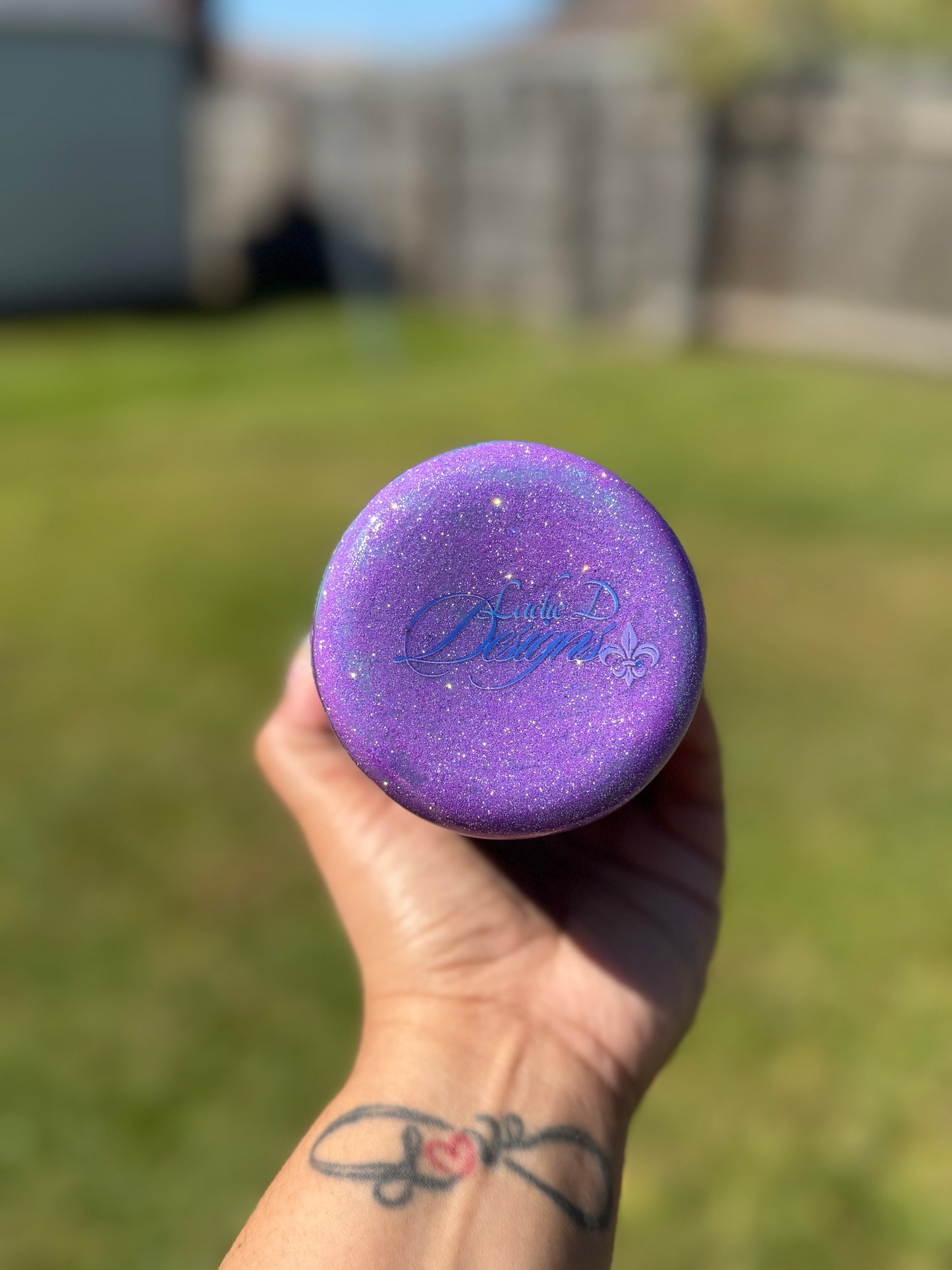 RTS - 20oz Glow in the Dark Bats Tumbler