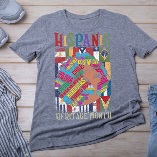 Latina - Hispanic Heritage Month - Flags