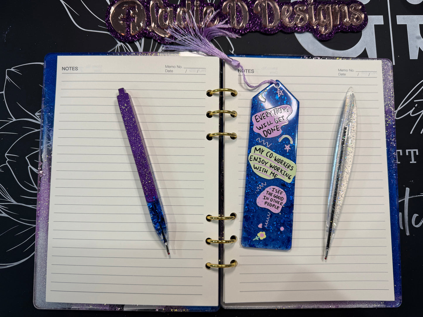 APN Glitter Journal/ Notebook Set