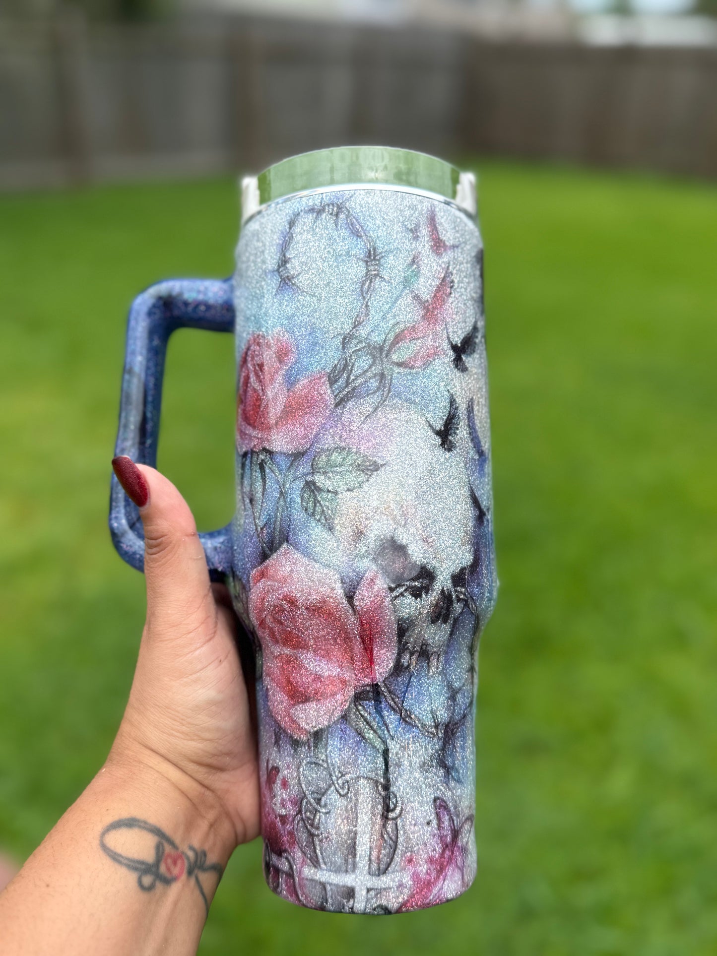 RTS - 40oz Tattoo Tumbler