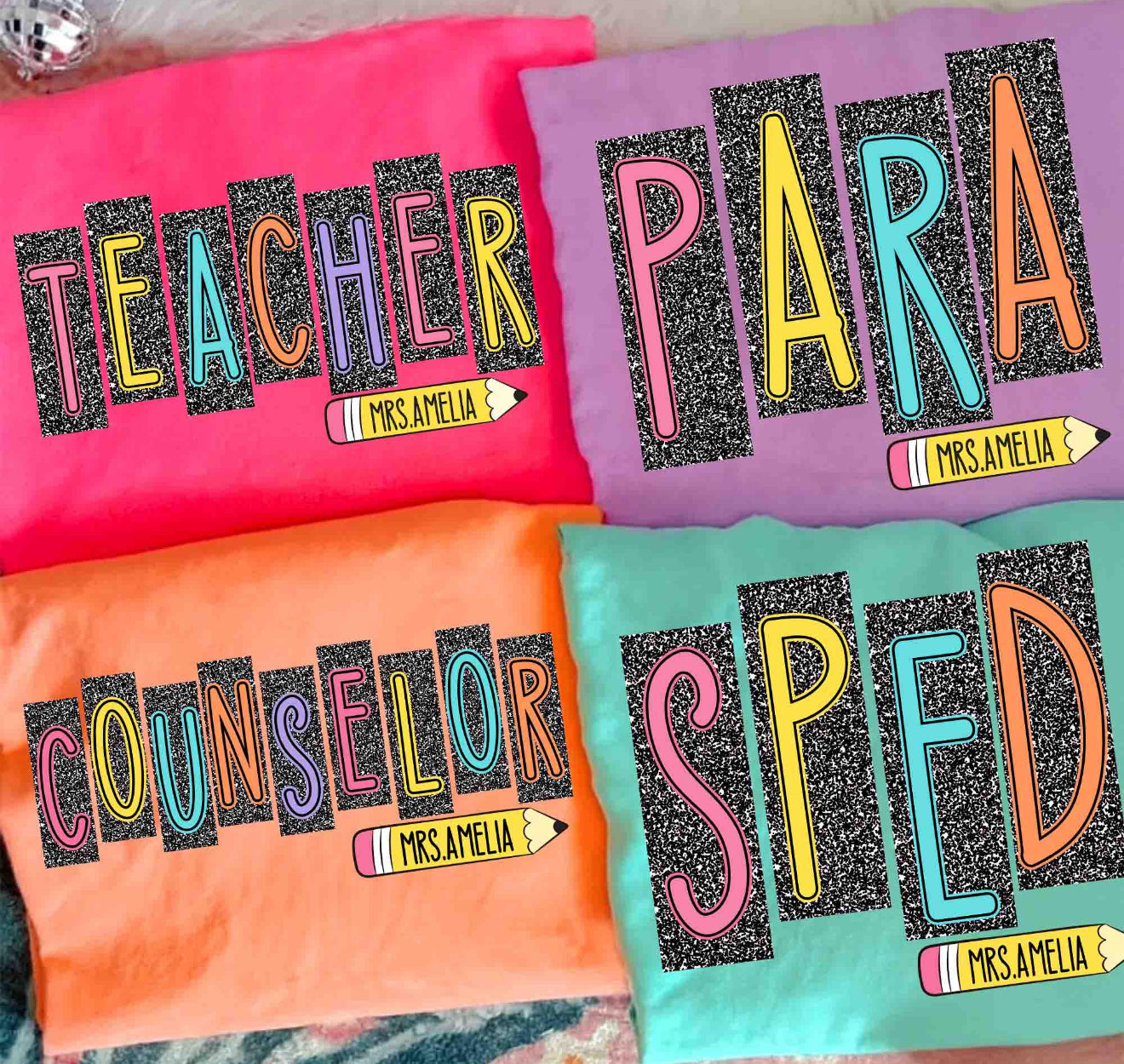 School Employee with Custom Name Added