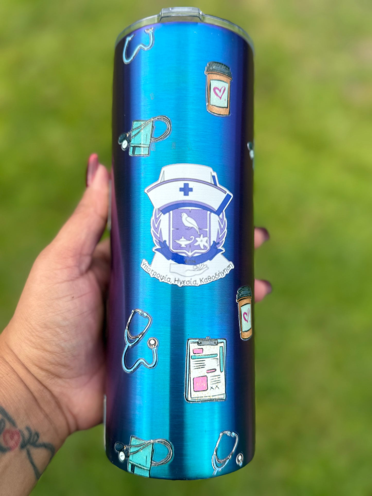 Epoxy Tumbler - APN Color Shift Tumbler