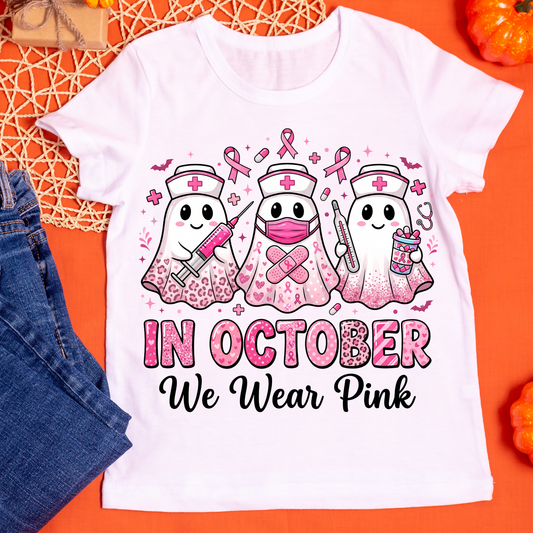 Ghosts Medical Breast Cancer Awareness