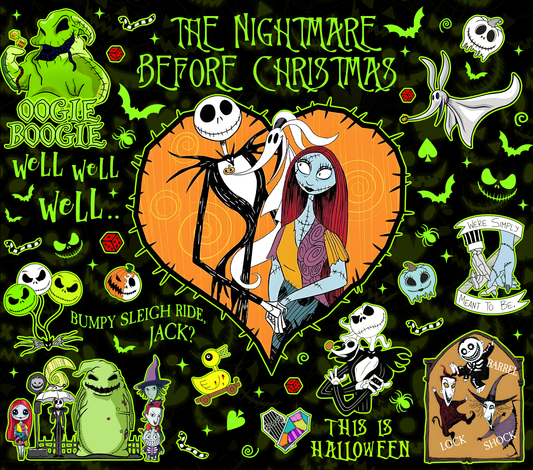 Nightmare Before Christmas Tumbler