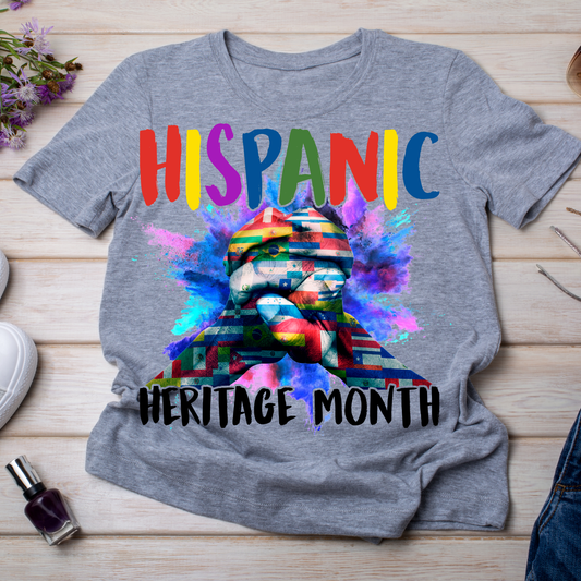 Hands - Hispanic Heritage Month - Flags