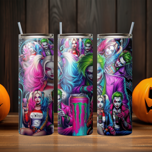 Harley Quinn and the Joker Tumbler