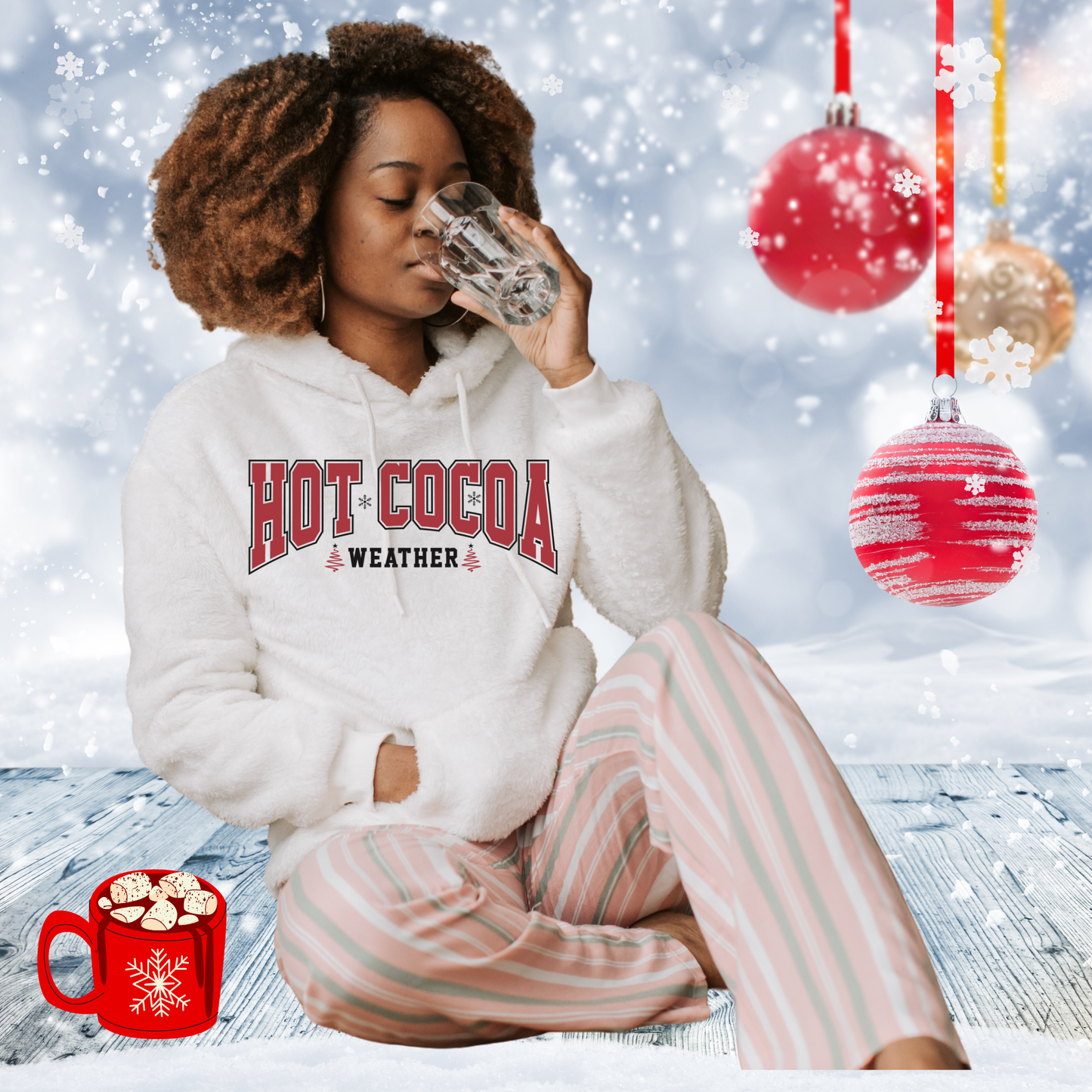 Hot Cocoa Weather - Black