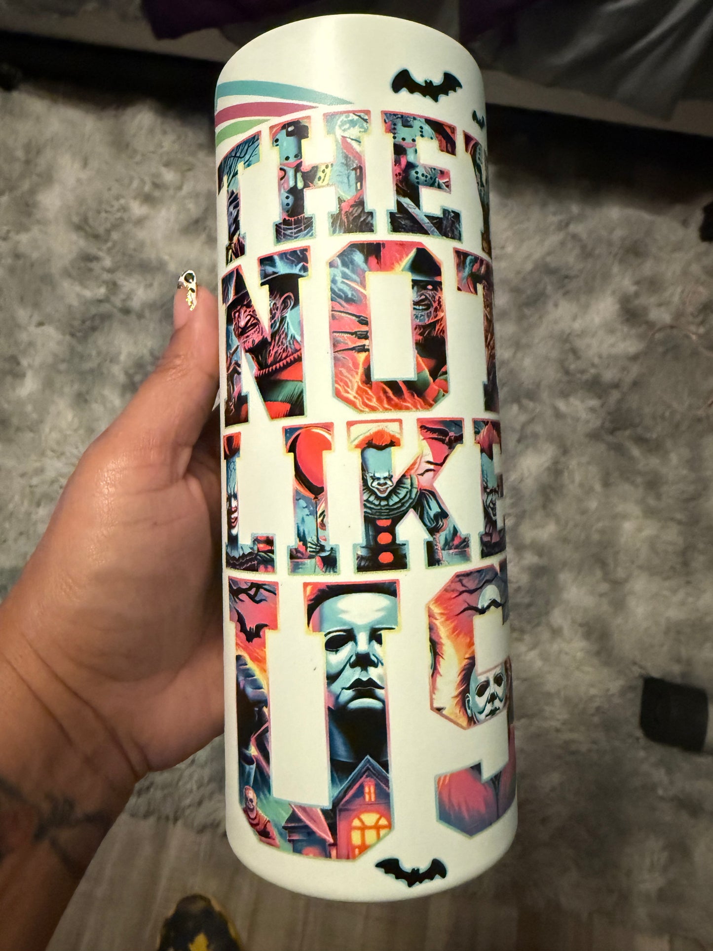 RTS - Slashers They Not Like Us Glow 25oz Tumbler