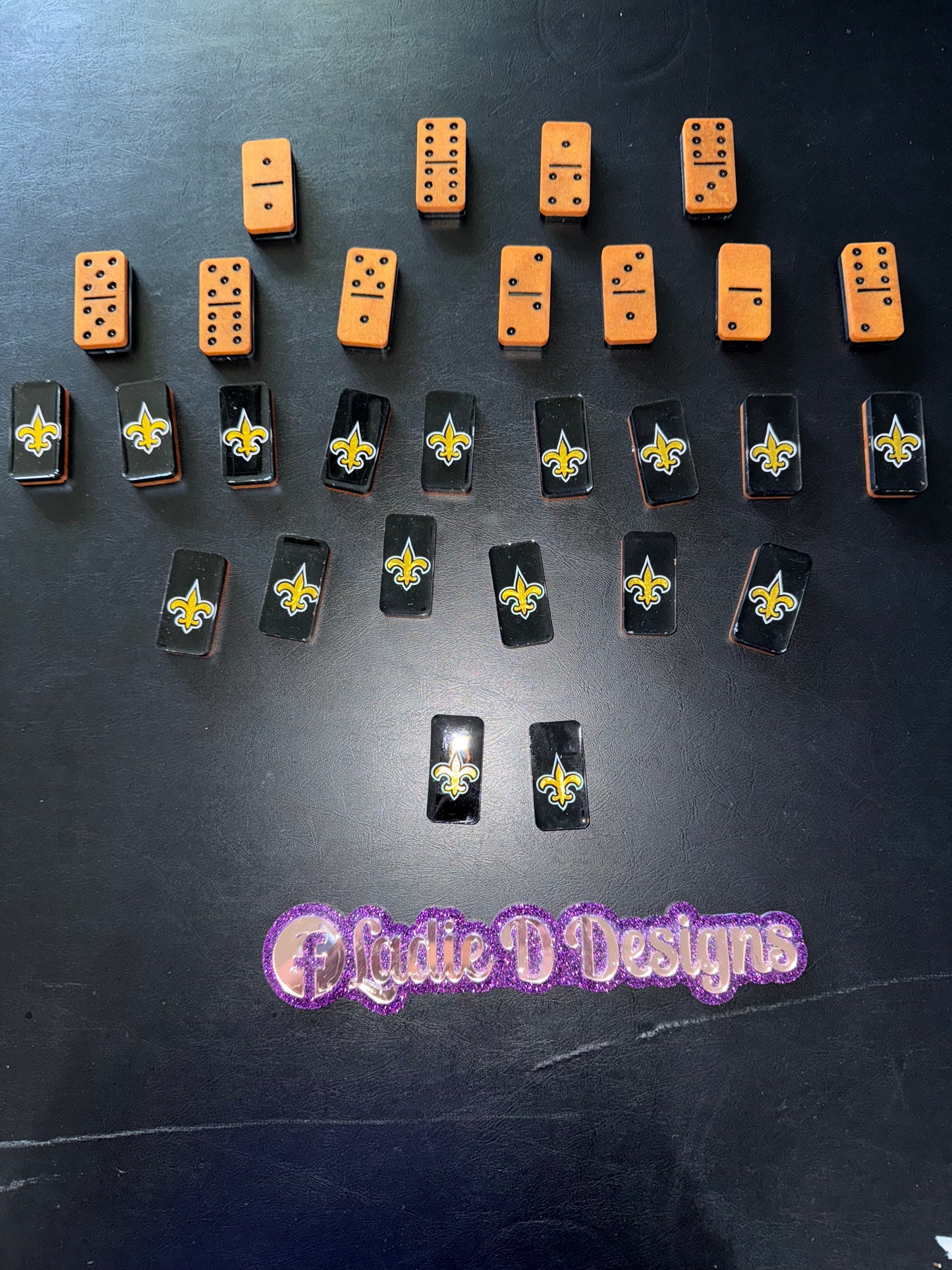 Resin Double 6 Domino Set