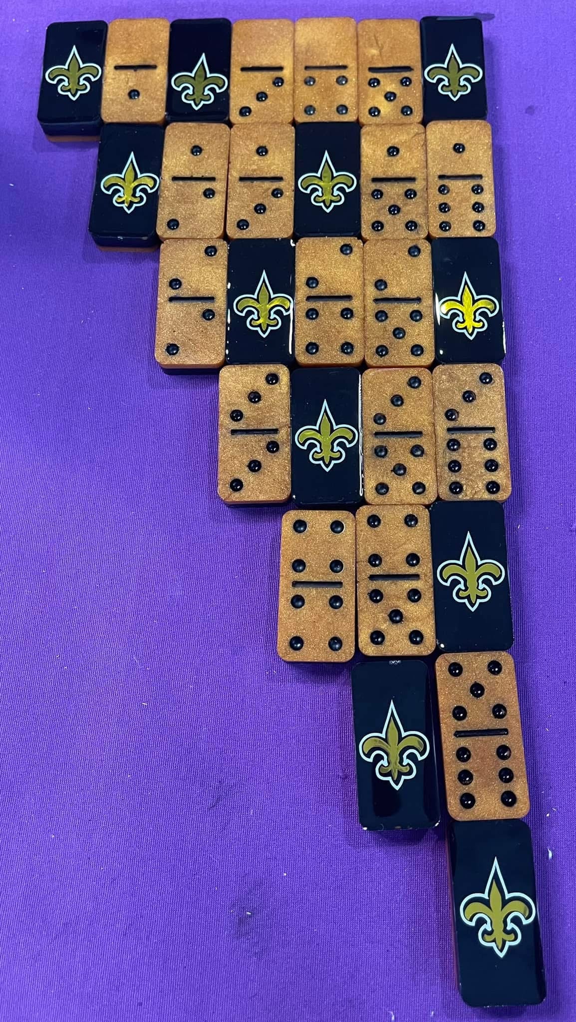 Resin Double 6 Domino Set