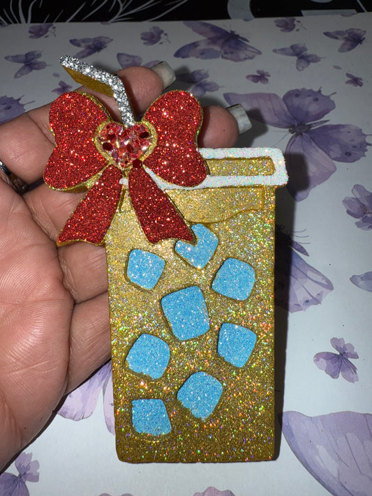 Latte with Bow Freshie