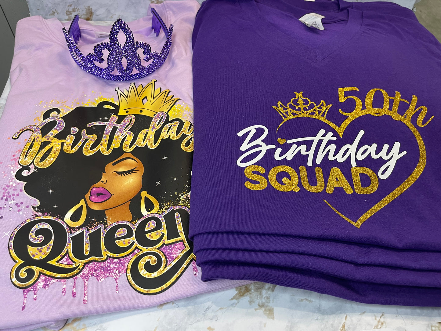 Custom DTF or Vinyl T-Shirts