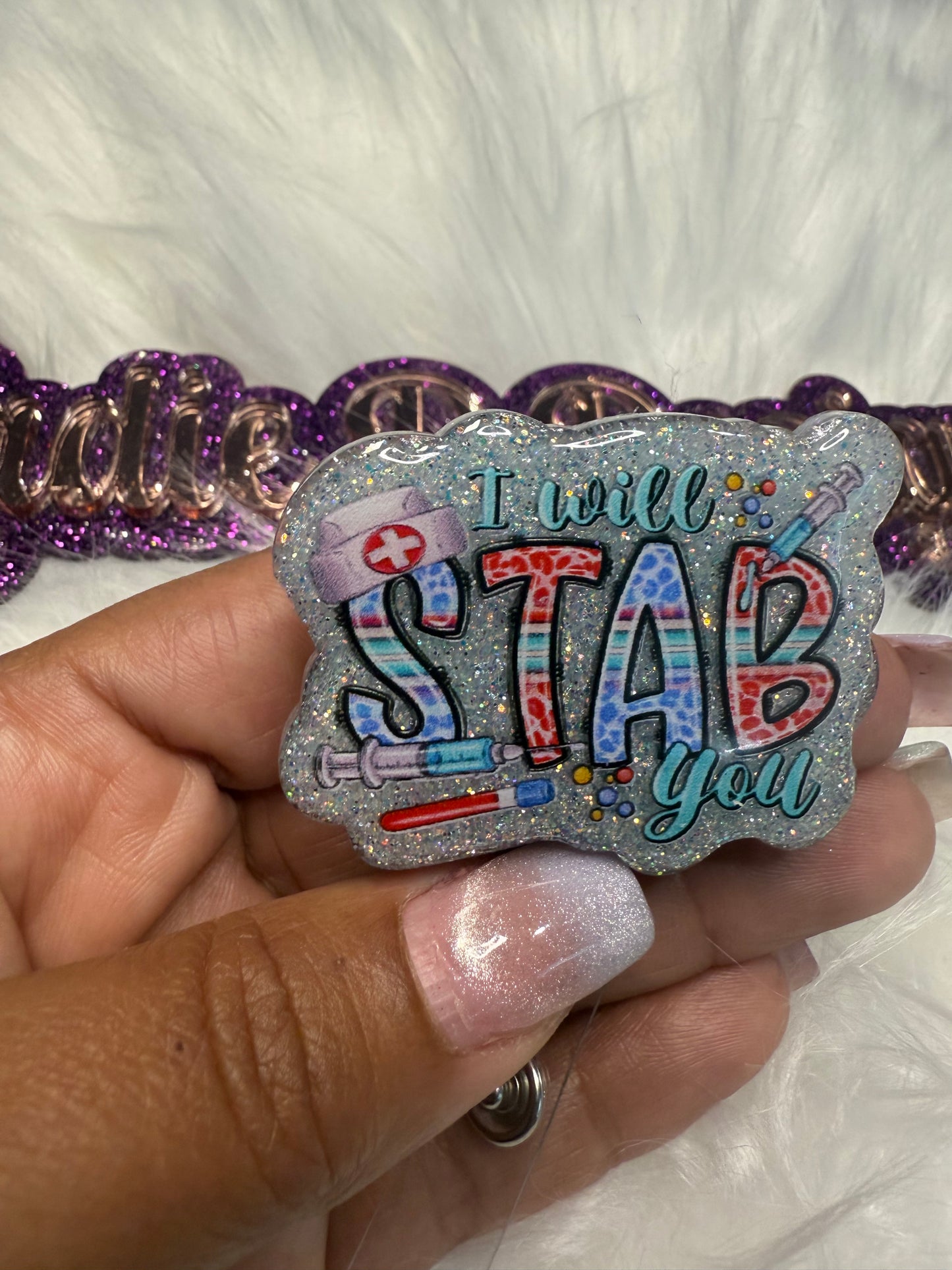 RTS - I Will Stab You - Nurse - Badge Reel