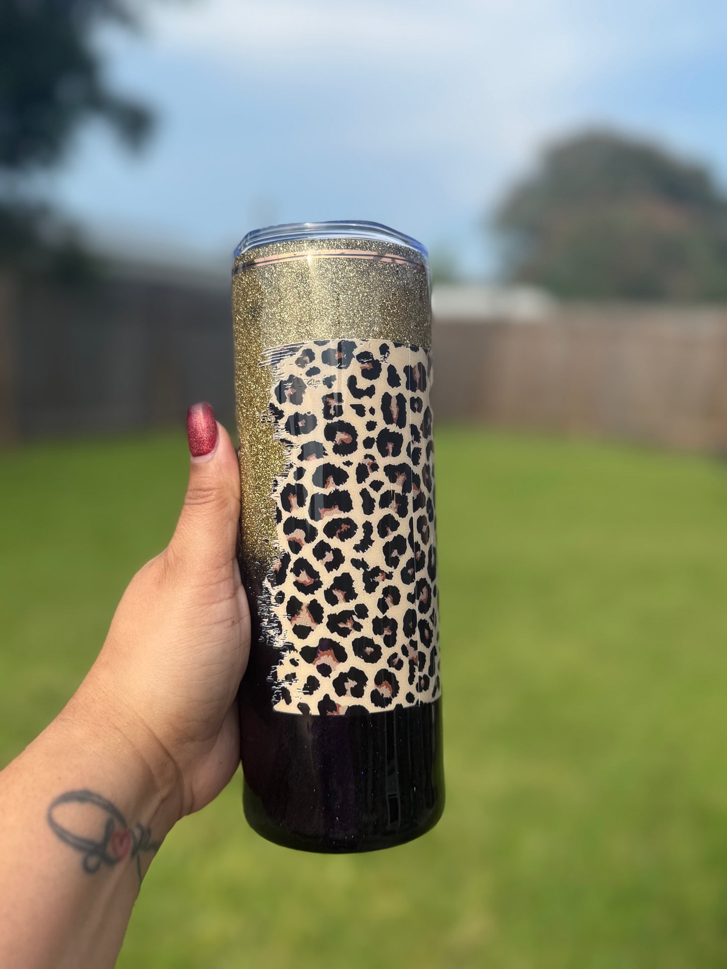 RTS - Epoxy Tumbler - APN Leopard