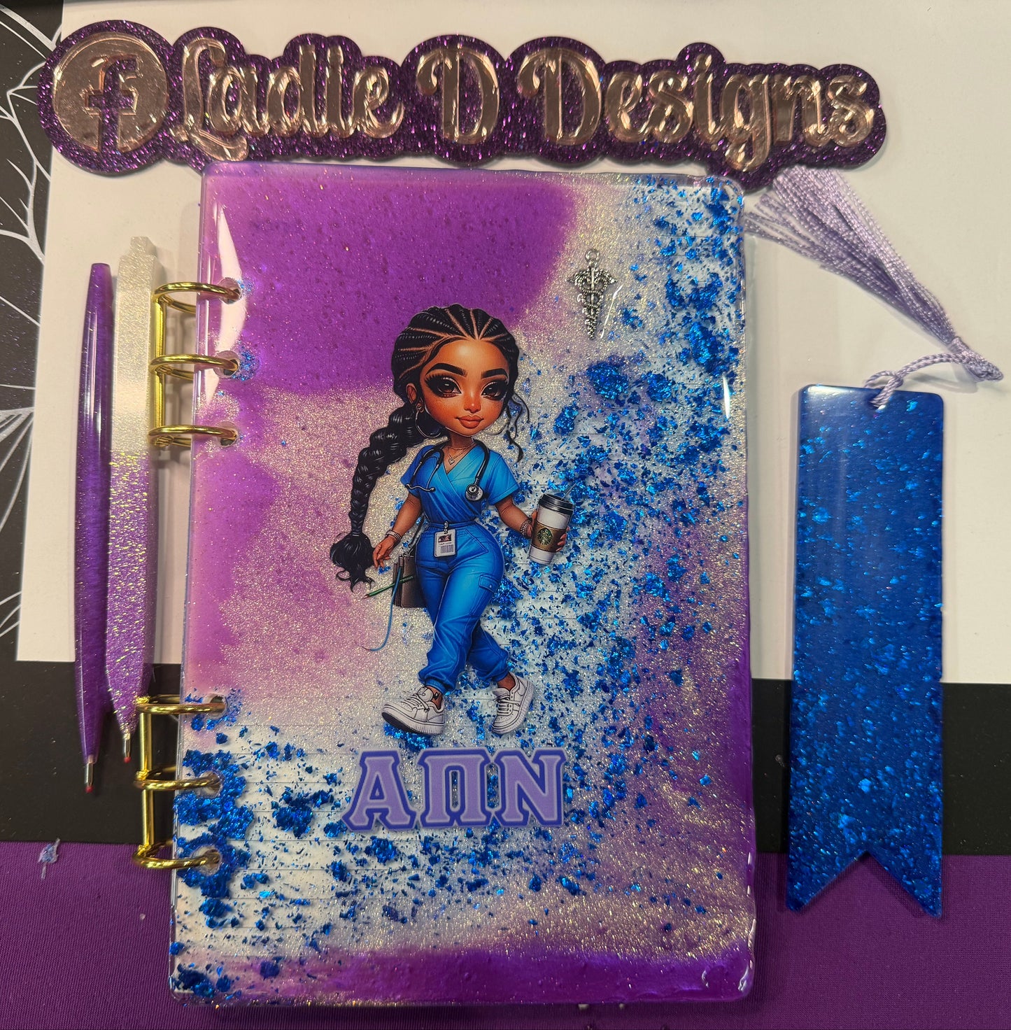 APN Glitter Journal/ Notebook Set