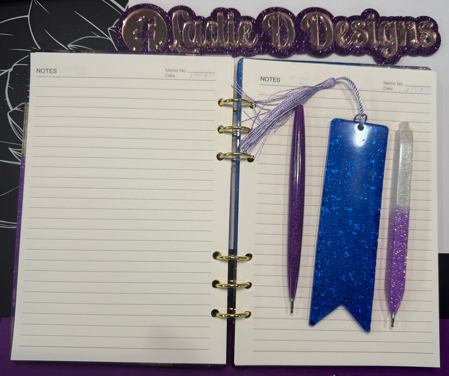 APN Glitter Journal/ Notebook Set