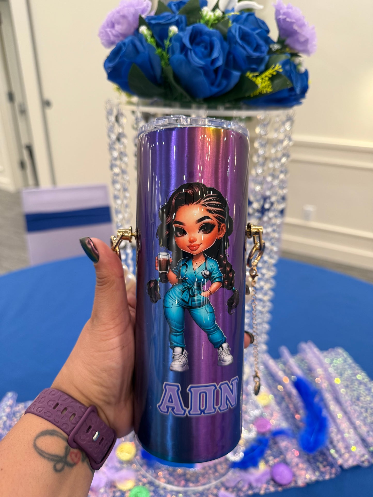 Epoxy Tumbler - APN Color Shift Tumbler