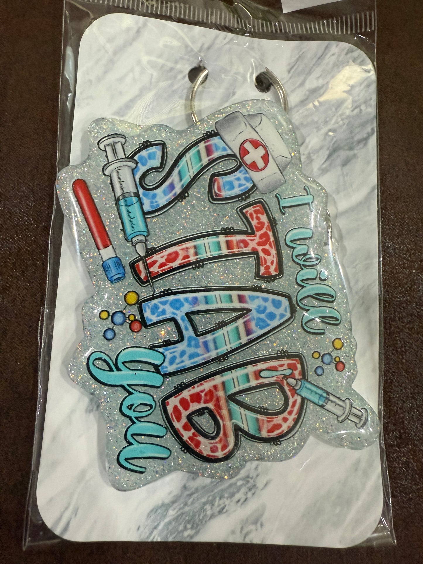 I Will Stab You Keychain