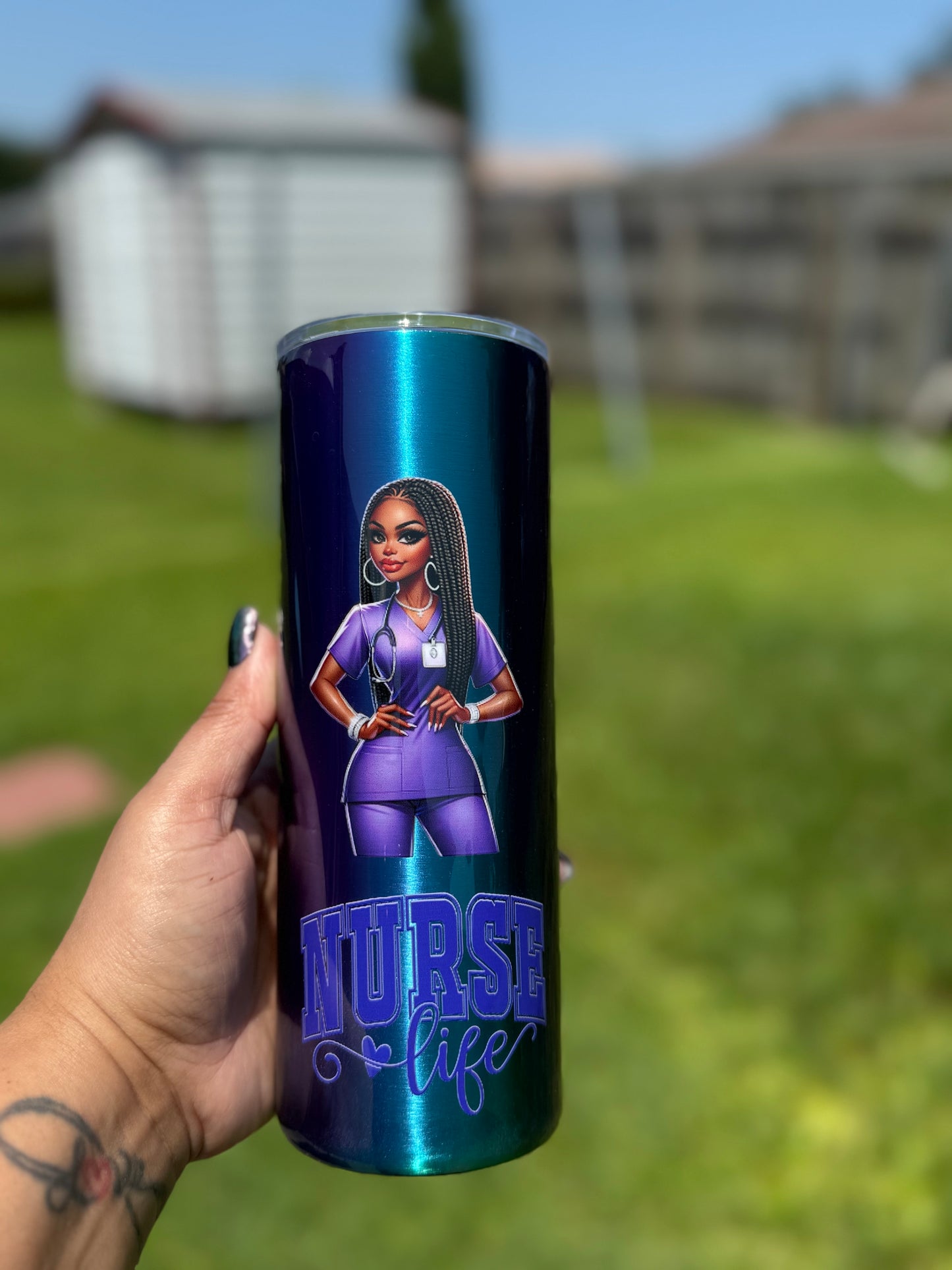 RTS - Epoxy Tumbler - APN Color Shift Tumbler