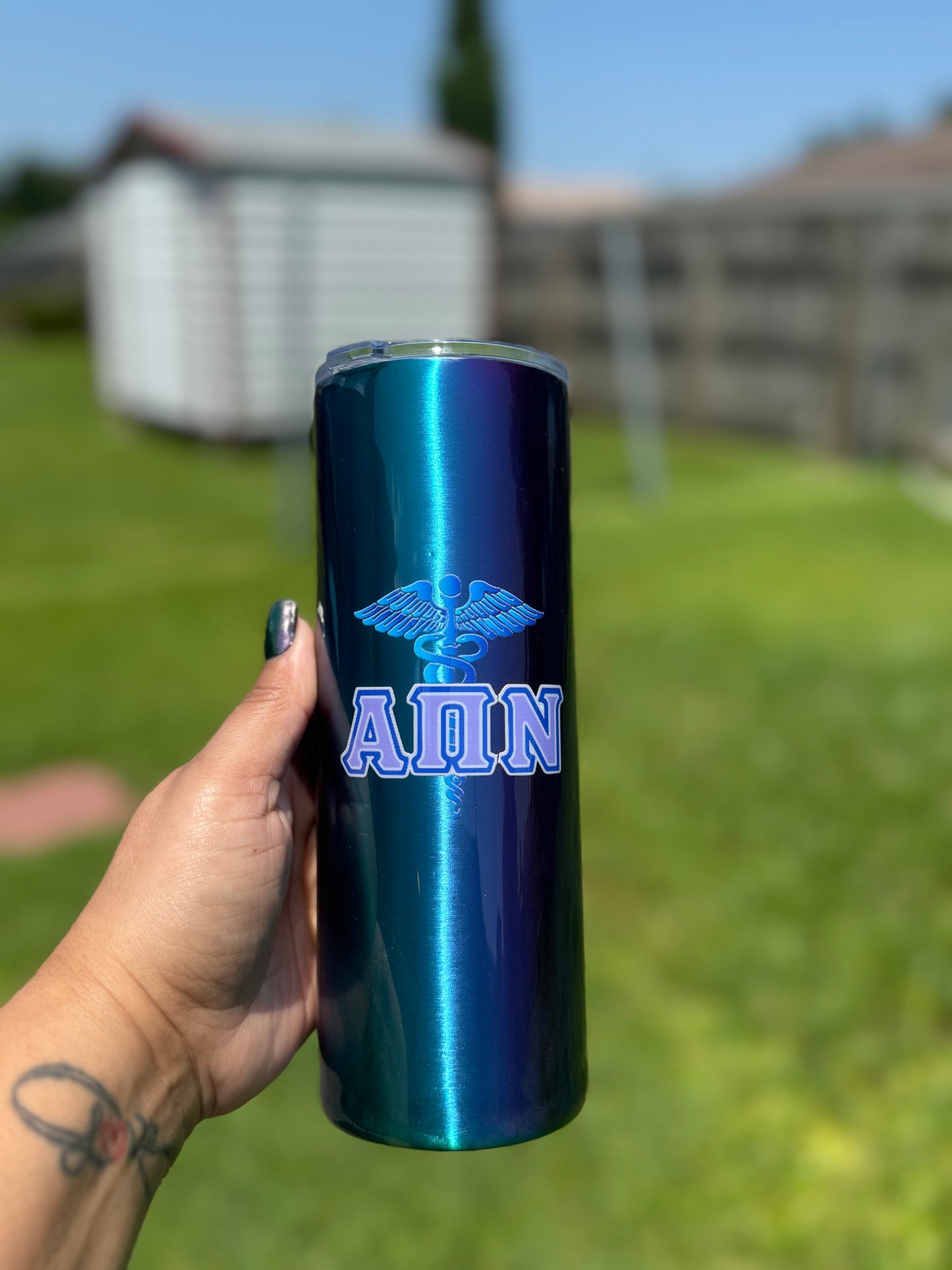 RTS - Epoxy Tumbler - APN Color Shift Tumbler