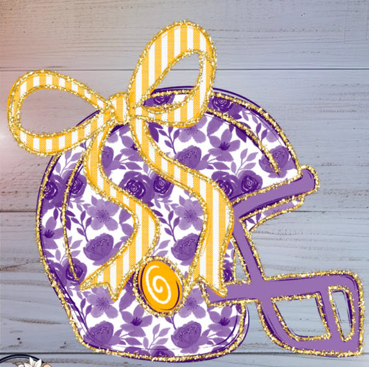RTS - LSU Helmet with Bow
