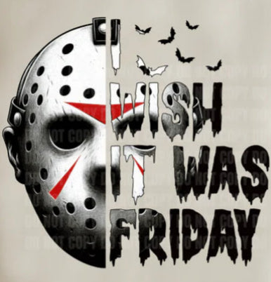 RTS - Halloween Friends - Jason - I Wish It Was Friday - Small Pocket Size