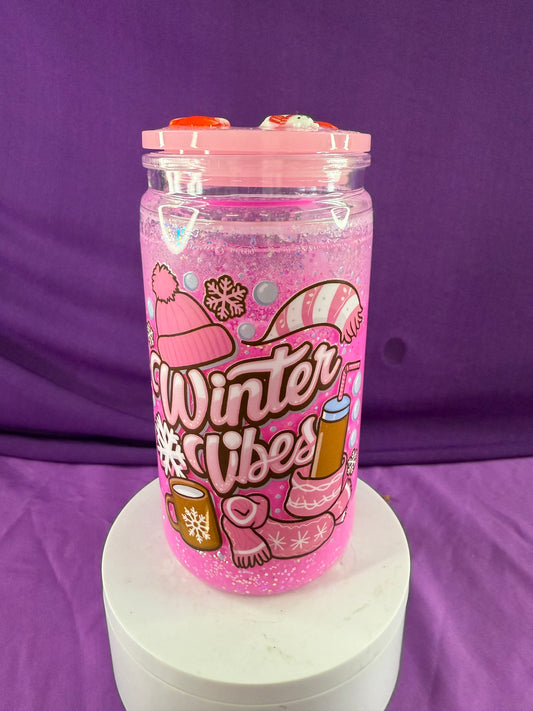 RTS - Pink Winter Vibes SnowGlobe Lava