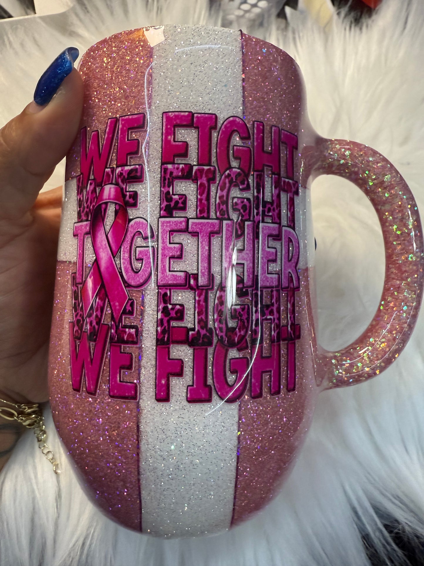 AUCTION 52 - 16oz We Fight Together Coffee Tumbler