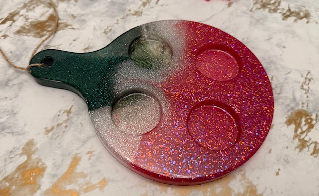 Resin Serving Tray & Coasters
