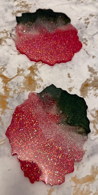 Resin Serving Tray & Coasters