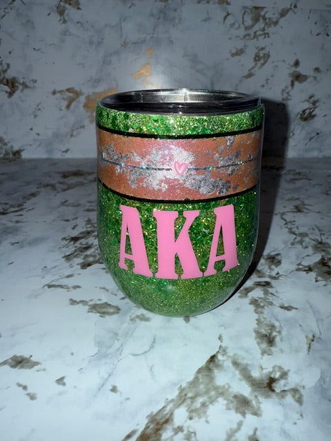 Tumbler - 12oz Green AKA Wine Tumbler