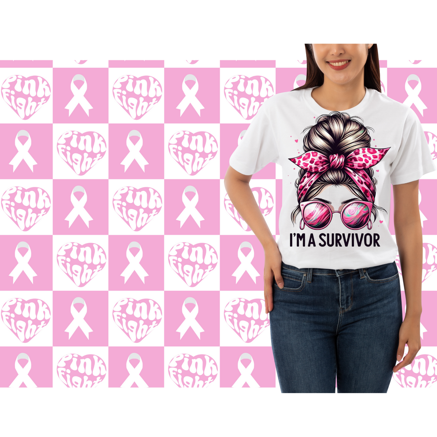 I'm a Survivor Messy Bun