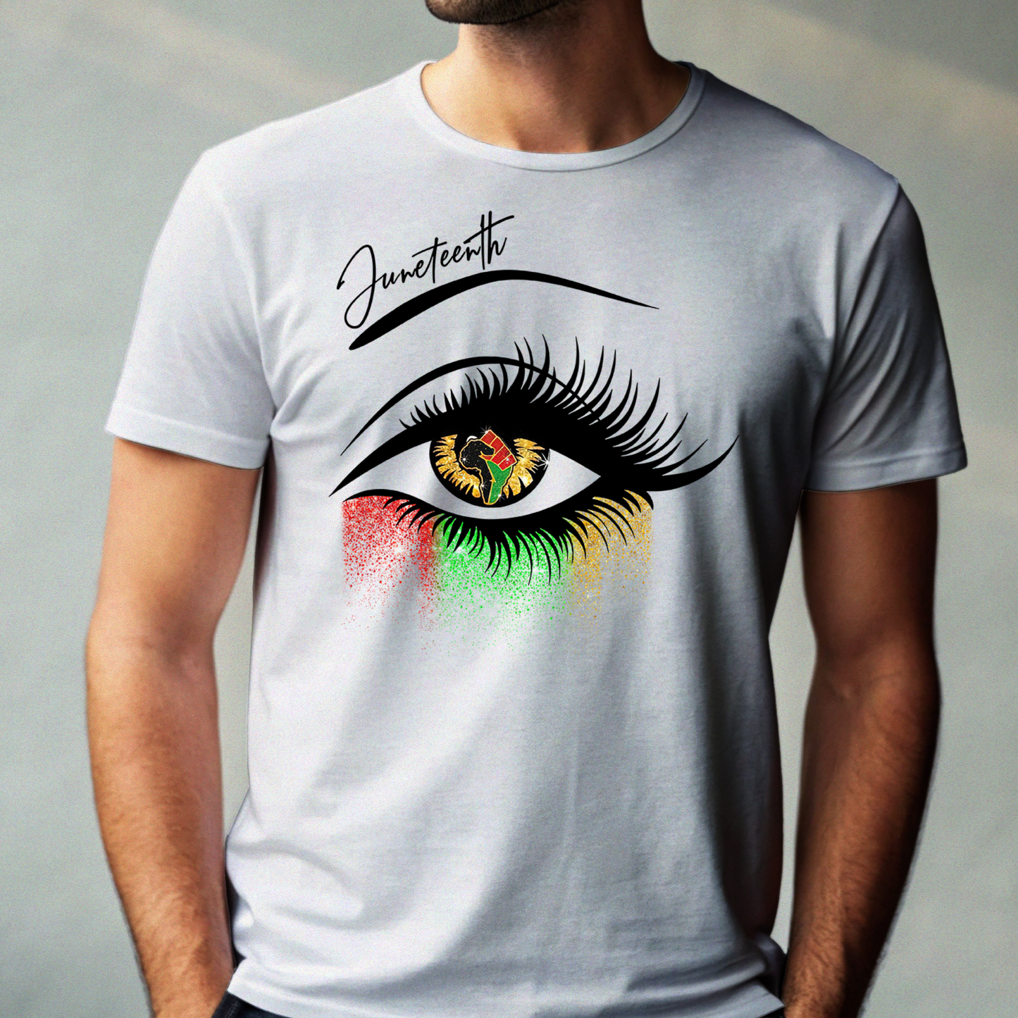 Juneteenth - Lashes ~ Eyes ~ Fist is Pupil