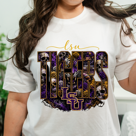 LSU Skulls and Roses