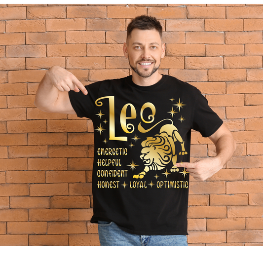 Black and Gold Zodiac Shirt