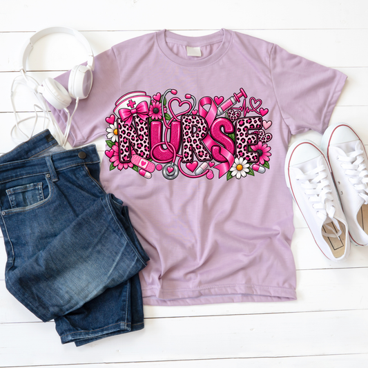 Nurse - Pink Leopard