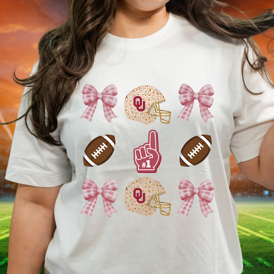 Sooners Footballs & Bows
