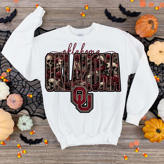 Sooners Skulls & Roses