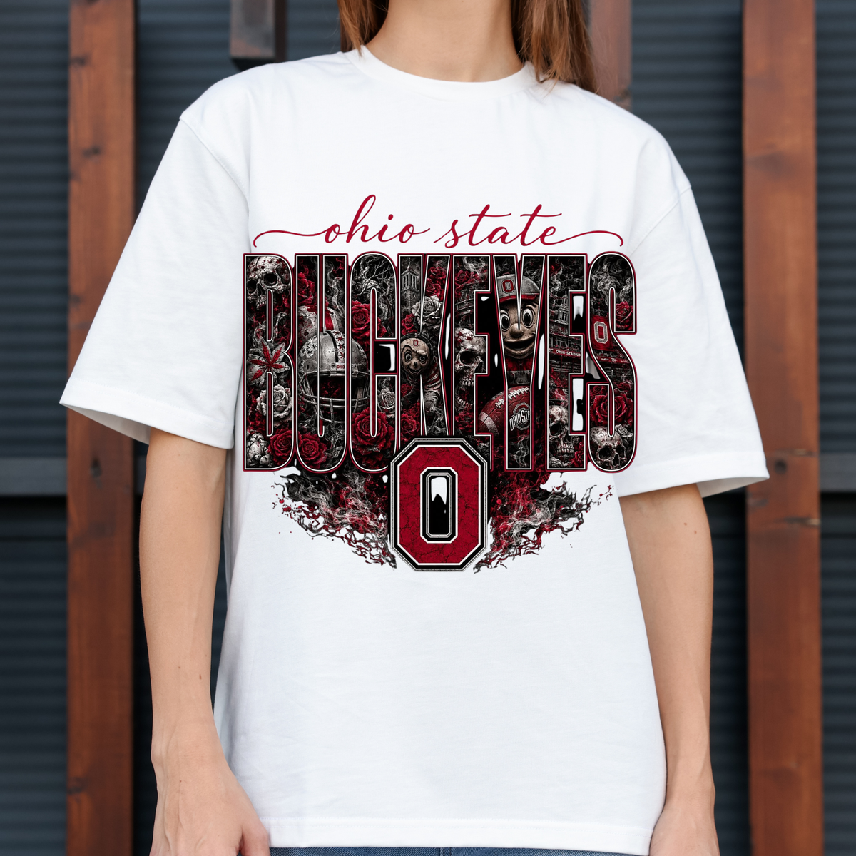 Ohio State - Skulls and Roses