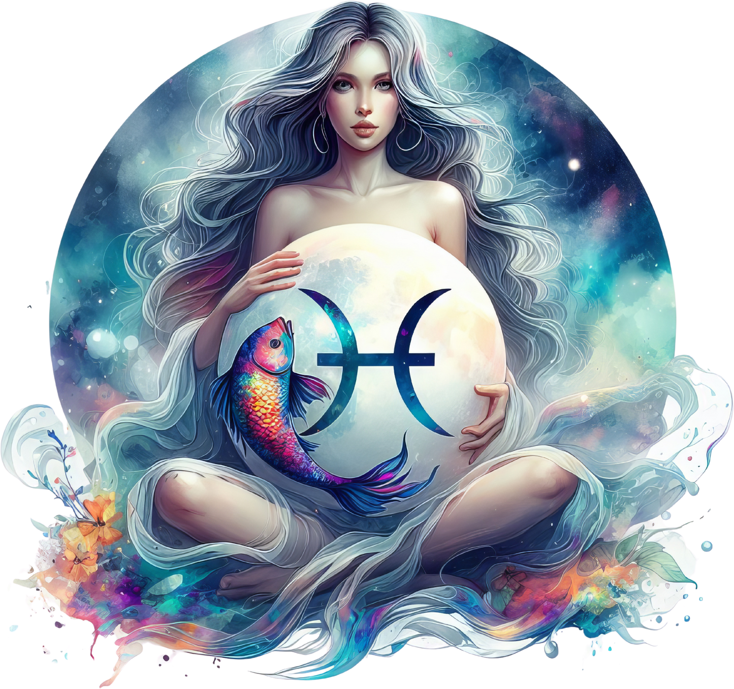 Moon Girl Zodiac Tumbler