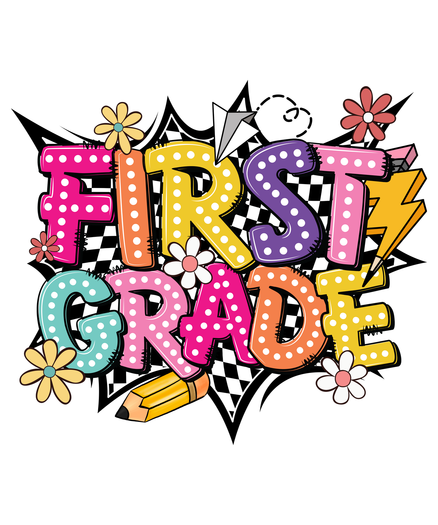 Retro - Back to School - K thru 5th Grade