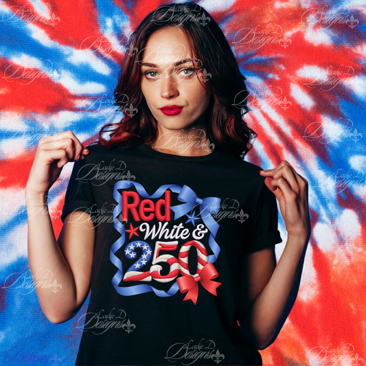 Red White & 250 - Bows & Ribbon
