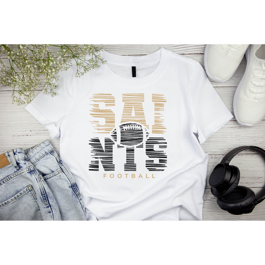 SAINTS - Destressed Saints Football