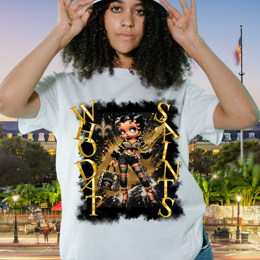 SAINTS Betty Boop Splash